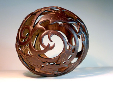 One of Neville's carvings donated to Oceana