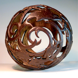 Neville's coconut carving