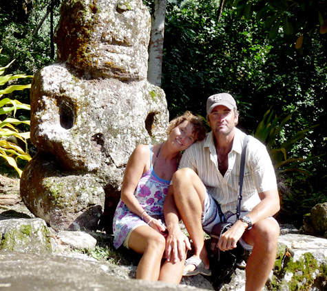 Neville & Catherine in the Marquesas